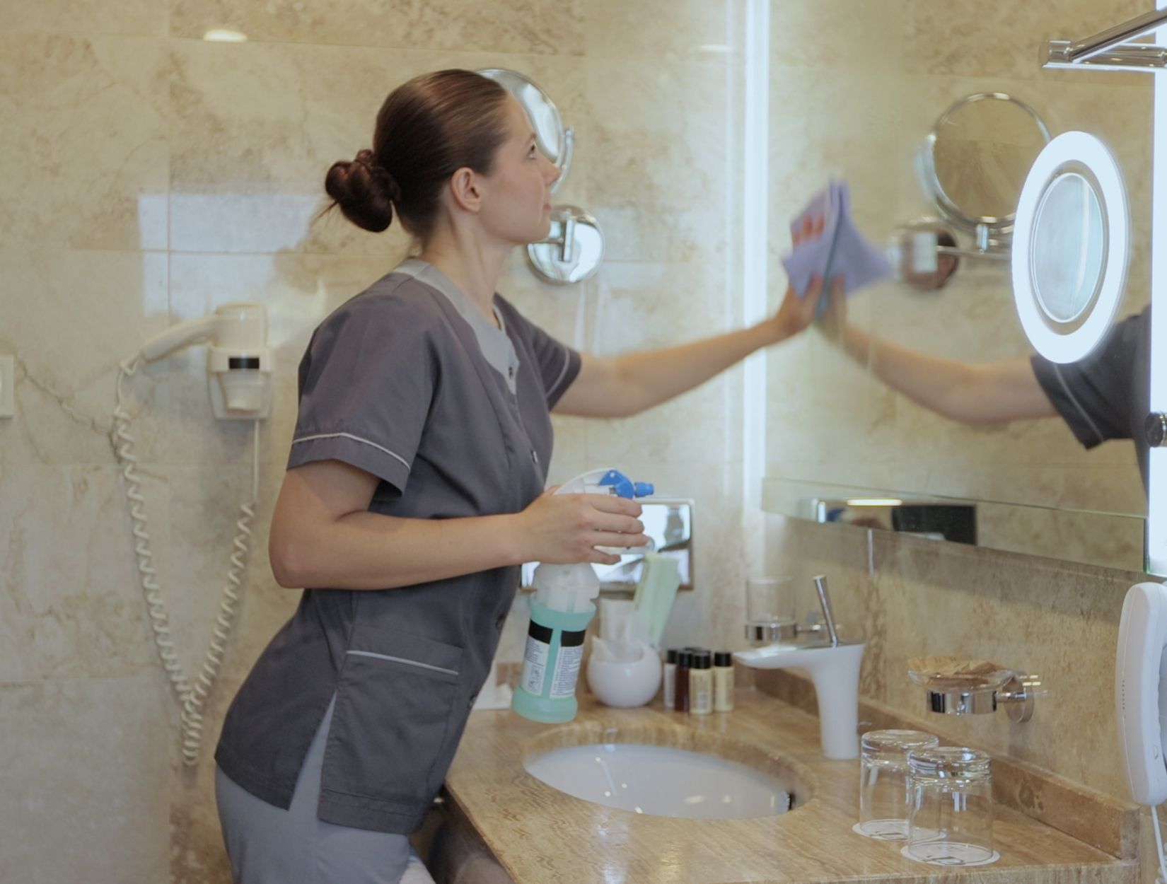 How do you clean delicate decor items?